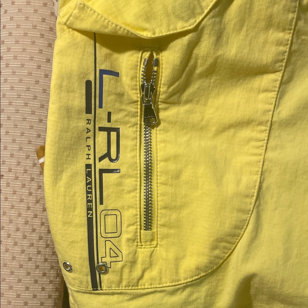 Ralph Lauren Avtive Bright Yellow Cargo Capris - Picture 2 of 6